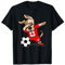 Dabbing Dog Kanada Fußball-Fans Trikot kanadische Flagge Fußball T-Shirt