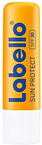 Labello Sun Protect (4,8 g), wasserfester Lippenpflegestift mit Sonnenschutz (LSF 30), Lippenpflege ohne Mineralöle