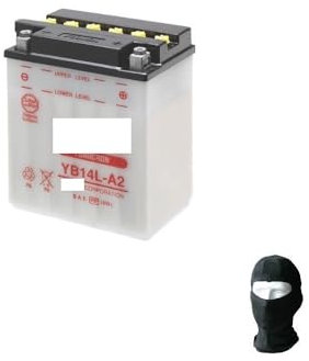COMPATIBILE CON HONDA CX 500 1982 A 1982 BATTERIA GIÀ PRONTA ALL'USO YB14L-A2 12V/14AH BATTERIE PER AVVIAMENTO MOTORE MOTO SCOOTER SPECIFICA COMPLETA