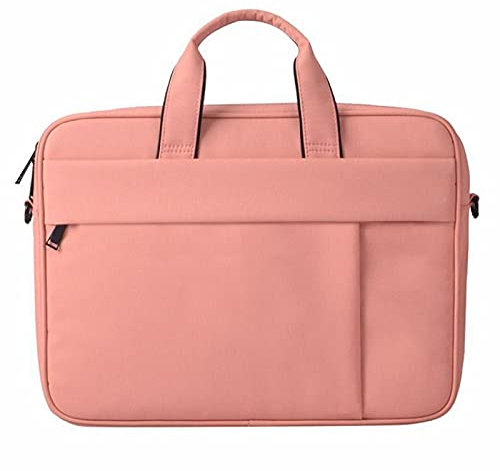 pour Netbook Sac DJ03 Imperméable Anti Scratch Anti Theft Une épaule Sac à Main pour 13.3 Pouces Ordinateurs Portables, avec Valise Ceinture pour Netbook Sac (Couleur : Rose)