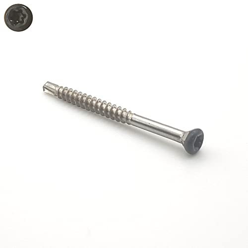 Vis pour bardage 3,2x60 mm RAL 7016 gris anthracite Inox A2 par 100