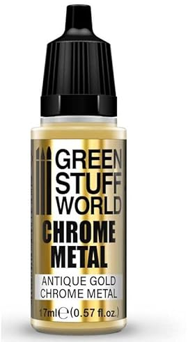 Green Stuff World Für Modelle und Miniaturen, Chromlack, Altgold 3692