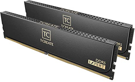 TEAMGROUP T-Create Expert CL32 10L (2x 16GB) 6400MHz (PC5-51200) DDR5 RAM Kit for Intel XMP 3.0 and AMD Expo, Black (CTCED532G6400HC32ADC01)