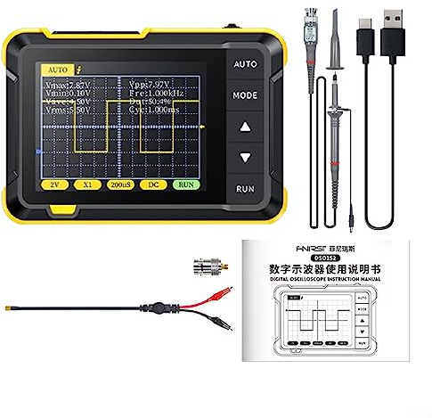 Portable Handheld Oscilloscope, Mini Digital Oscilloscope, DSO 152 Handheld Small Oscilloscope, Digital Oscilloscope Kit 200KHz, STANDARD
