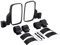 GOOFIT Rechteck einstellbar Offroad Schwarz Rückansicht Seitenspiegel Ersatz Für Deere Gator Rhino YXZ RZR Dune Buggy Strand Buggy ATV UTV Arctic Cat Polaris RZR Kwasaki Teryx