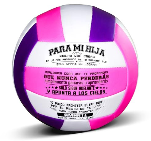 Uloveido Palla da Calcio Pallavolo 7.3inch Rosa per Ragazzo, 1 Palla