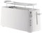 Alessi MDL15 W/UK Long Double Compartment Toaster, Stainless Steel, White