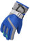 Skihandschuhe Kinder wasserdichte und Winddichte Schneehandschuhe für Junge/Mädchen Unisex Winterhandschuhe für Wintersport Skifahren Snowboard Reiten Laufen Wandern (Z0#Blau Grau,M（7–11 Jahre）)
