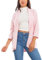 Toocool Blazer Donna Giacca Elegante Casual Basic Monopetto Primavera VI-80021 [Taglia Unica,Rosa]
