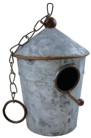 Kleiner Nistkasten für Vögel Vogelhaus aus Zink für Draußen