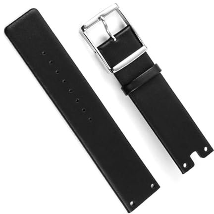 yeziu Strapazierfähiges Damen-Uhrenarmband aus weichem Leder für Calvin Klein CK K94231(Black)