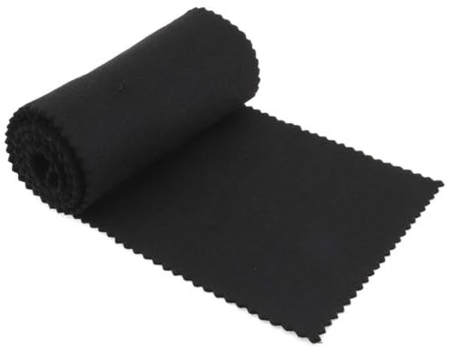 GLPRKOW Staubschutz für Klaviertastatur Reinigungstuch für Klaviertastatur Klavierabdeckung Klaviertastatur Klaviertastatur Staubschutz Klaviertastatur Abdeckung 125 x 15 cm schwarz