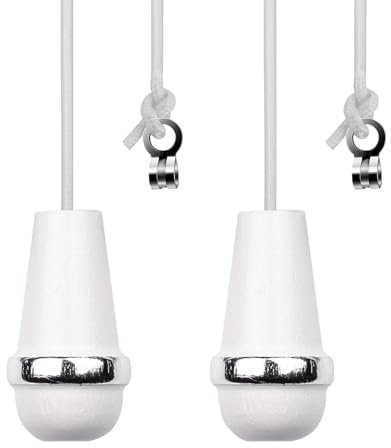Nadiaen 2PCS Bathroom Light Pull Cord,Stylish Bathroom Pull Cord Square Design,Pull Cord Handle Ideal for Ceiling Fans,Chandeliers,And Electric Fans Safe,Light Pull Handle Enhance Your Bathroom Décor