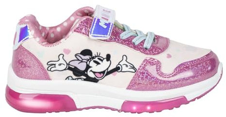 CERDÁ LIFE'S LITTLE MOMENTS Deportiva Suela PVC Con Luces Minnie Leichtathletik-Schuh, Pink, 26 EU