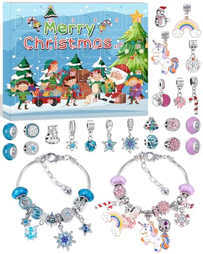 Kleine Weihnachtsgeschenke für Mädchen Kinder Spielzeug: Schmuck Basteln Mädchen Kinder Spielzeug ab 5 6 7 8 9 10 11 12 Jahr Kinder Geschenke Mädchen Geburtstagsgeschenk, Einhorn Geschenke für Mädchen