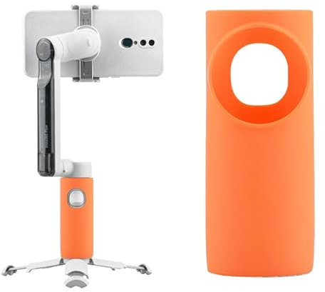 BeisDirect Silicone Case For Insta360 Flow Pro Body Protector Silicone Protective Cover Protective Case for Insta Insta360 Flow Pro Gimbal Stabilizer Accessories (Orange)