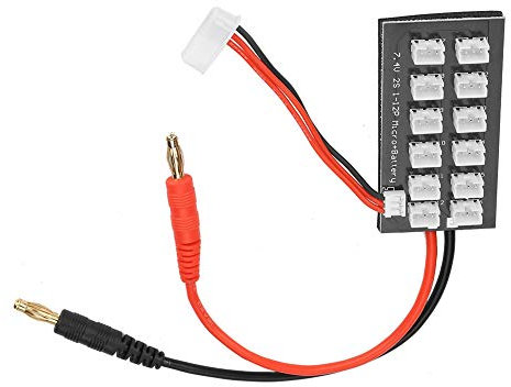 Parallel Battery Charging Board 2S Lipo Balance Charger Plate 7.4V with JST PH Connector for Imax B6 Charger SCX24 Batteries