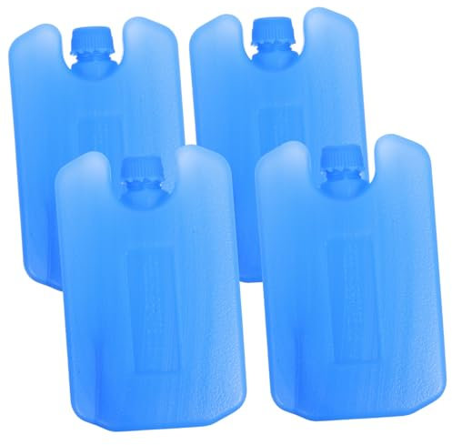 Reusable Ice Packs 4pcs Ice Boxes for Coolers Portable Freezer Packs for Milk Bottles Lunch Boxes and Air Conditioners