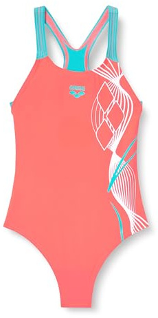 ARENA Feel Girls' Logo Swim Pro Back Swimsuit