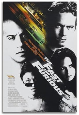 Film- und TV-Drama-Poster The Fast And The Furious Tokyo Drift, klassische Kunst, Film- und Fernsehstars, Nostalgie, Komödie, Horror, Wanddekoration, Schlafzimmer, Büro, Dekoration, Ölgemälde,