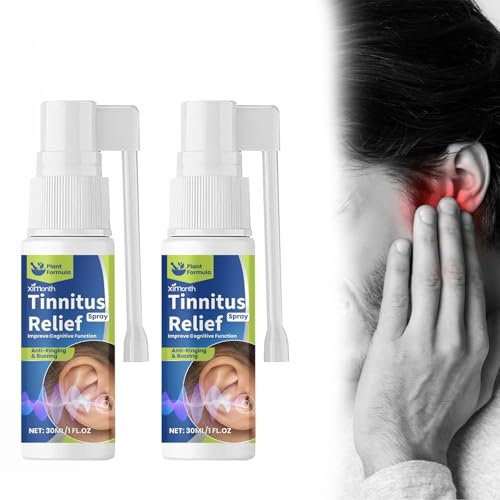 2Pcs Tinnitus Relief Spray Mittel Gegen Ohrgeräusche Tinnitus Spray Tinnitus Ohrentropfen Tinnitus Relief Spray Mittel Gegen Ohrgeräusche Reduziert Ohrgeräusche verbessert die Hörgesundheit(30ml)