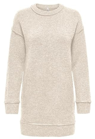 ONLY Damen Onlhazel Ls O-Neck Dress Bf KNT