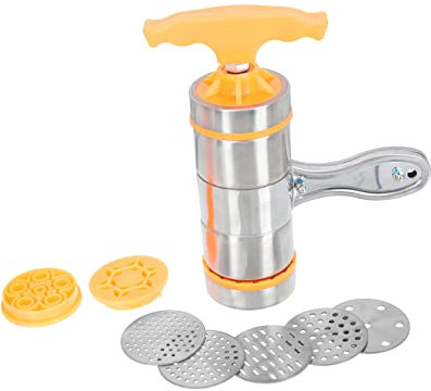 IMIKEYA Máquina De Multifunción Prensa De Masa Manual Acero Inoxidable Fácil De Usar y Limpiar Hogar