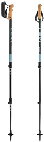 LEKI Legacy Wanderstöcke Damen & Herren | verstellbare Trekkingstöcke aus Aluminium (110-145cm) mit Trekkingteller