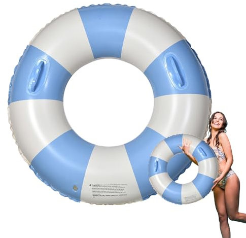 Missmisq Tubo Da Nuoto,Anello Galleggiante per Adulti | Galleggiante Rinforzato Antiribaltamento per Piscina Spiaggia e Divertimento Estivo