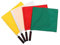 BESTonZON 4 Pezzi Bandiera Di Comando Bandiere Degli Arbitri Di Gara Bandiere Sportive Arbitri Che Conducono Le Bandiere Bandiera Rossa Dell'arbitro Piccole Bandiere Per Pallavolo Poliestere