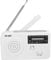Multiple in 1 - Wind Up Radio Solar, Battery, Torch, Wind Up Radio, Fm Radios Winds Up, Survival Radioss, Emergency Survival Tool Set, Solar Dynamo Am/Fm for Outdoor Camping Hiking (white)