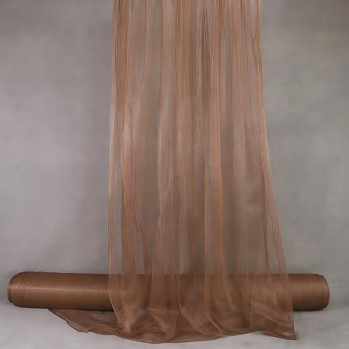 Tüll Stoff für Hochzeit Vorhang,Querbehang Hochzeitsbogen,160 x 600cm Hochzeitsdeko Gardinen Deko Schals,Tüllstoff zum Nähen Meterware,Kostümstoff,Dekostoff für Fotografie,Party,Zeremonie,Kaffee