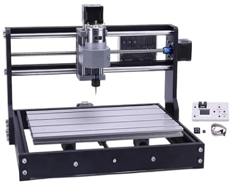 Kit de enrutador CNC, mini máquina de grabado de escritorio, control Grbl, área de trabajo 300 x 180 x 40 mm, ideal para PVC, PCB, fresado y tallado de madera
