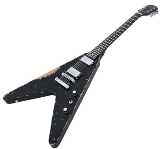 Professionelle E-Gitarre Sechssaitige Vintage-Profi-E-Gitarre Heavy Metal Palisandergriffbrett