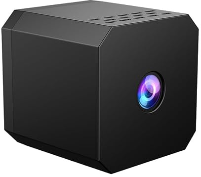 SHENMEILA Mini Spy Camera for Home, Wireless WiFi Home Security Camera 1080P HD, Indoor Camera with Night Vision, Motion Detection, Cloud & SD Card Storage come with App(Without Memory Card)