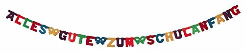 Unbekannt 3,1 m Girlande Alles Gute zum Schulanfang - Kinder Party Schuleinführung Schule Schulbeginn Fest Dekoration Schultüten