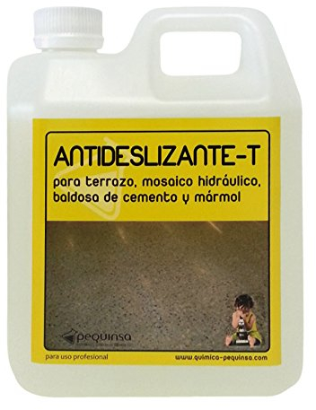 Liquido antideslizante para suelos de marmol, terrazo y hormigon. Envase 1 litro.