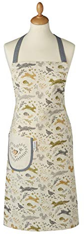 Cooksmart British Designed Kitchen Aprons For Women & Men | 100% Cotton Kitchen Apron With Pockets | Modern Designed Cooking Aprons For Women & Men Suitable For All Types Of Kitchens