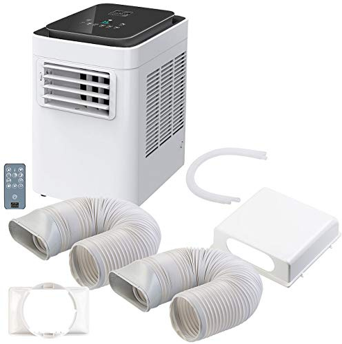 Sichler Exclusive Zweischlauch Klimaanlage: In- und Outdoor-Klimaanlage mit Frischluft-Schlauch-Set, 2.600 W (mit Frischluftzufuhr, Klimagerät mit Frischluftzufuhr, Terrasse)