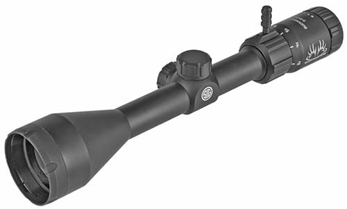 SIG SAUER Buckmasters 3-9x50mm 1 Tube Second Focal Plane/SFP/F2 Durable Shockproof Waterproof Fogproof Black Riflescope, Buckmasters BDC Reticle, Flip-Back Lens Covers Included