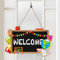 Back to School Tafel Willkommen Türschild Lehrer Wertschätzung Türdekorationen Danke Lehrer Erster und Letzter Schultag Klassenzimmer Türhänger