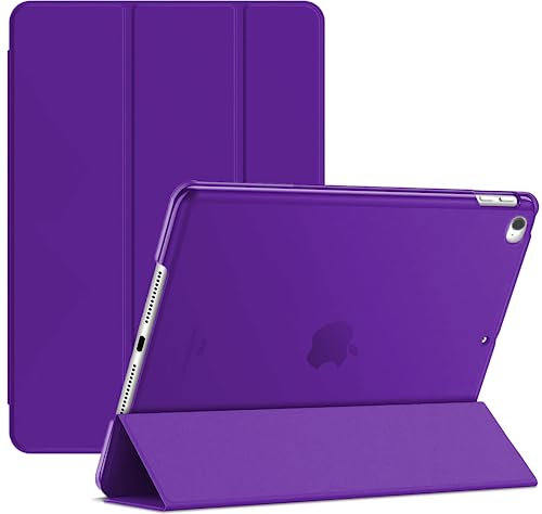 For Apple iPad 9.7 (2017) 5th Gen A1822 A1823 Smart case Magnetic Stand cover with Wake/Sleep (Purple)
