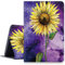 Custodia Galaxy viola girasole per tablet Lenovo Tab P11 /P11 Plus/P11 5G (TB-J606F/J616F/J607Z), in pelle PU, pieghevole, con angoli di visione multipli