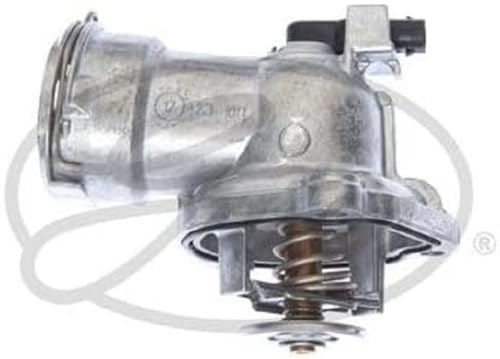 GATES Thermostat Kühlmittel Kühlwasserthermostat mit Gehäuse mit Dichtungen Öffnungstemperatur:87°C passend für MERCEDES-BENZ C-Klasse Limousine (W204) E-Klasse Limousine (W211) C-Klasse T-modell
