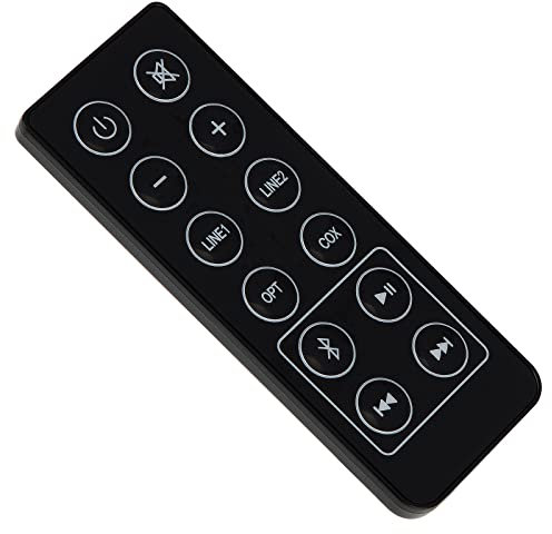 New RC10E Replace Remote Control - R1280DB Bookshelf Speakers Remote Control Replacement fit for EDIFIER RC10E R1280DB Bluetooth Powerful Bookshelf Speakers Remote Controller