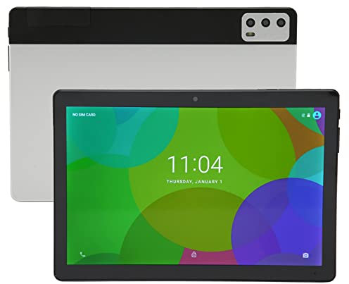 Dpofirs Tableta de 10 Pulgadas, Tableta PC 4GB 256GB ROM con Pantalla Grande IPS HD, 2.4G 5G WiFi 4G Tableta de Llamadas en Red con Cámara Frontal de 5MP Trasera de 8MP, Batería de