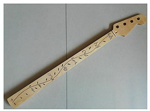 CAZARU Personality Fretless Ahornholz 24 Bünde für E-Bass-Halsteile