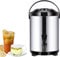 Distributeur d'eau Chaude et Froide,Bouilloire Thermostat,Fontaine Isotherme de Boisson en Acier Inoxydable,Grande Capacité,10-12 Heures,Black-10L