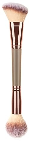 1 Pièce Fond Teint Pinceau Maquillage Double Face Poudre Fond Teint Pinceau Poudre Impeccable Beauté Cosmétiques Blush Fard À Paupières Mélange Correcteur Highlight Brush