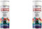 Tetrion Easy Spray, Spray Paint - Satin White, 400 ml (Pack of 2)